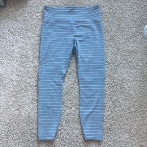 Athleta Stripe Salutation 7/8 Tight